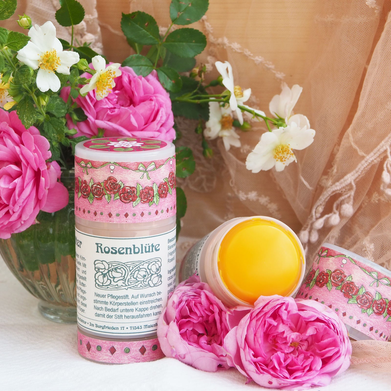 Körperbutter Rosenblüte