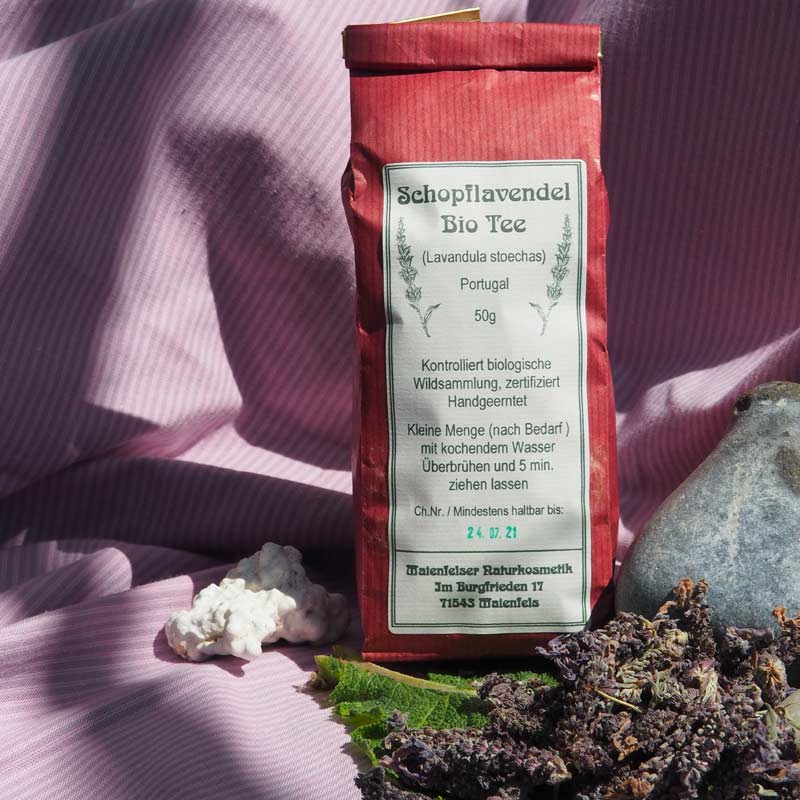 Schopflavendel-Tee